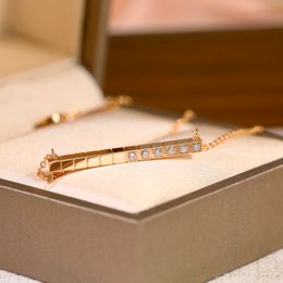 Luxury designer necklace for women cube diamond Pendant Necklace ladies pendant inlay charm elegant temperament fashion versatile trendy jewelry