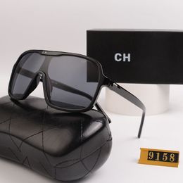 Luxury Goggle designer sunglasses Large frame sunglasses for women mens drive fashion Beach shading UV protection polarized glasses with box gift