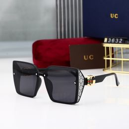 Luxury designer sunglasses Shiny Goggles sunglasses for women Classic trend men gift glasses Beach shading UV protection polarized glasses nice