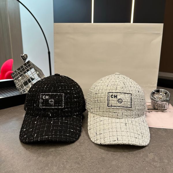 Top-tier cap casquette Ball Caps houndstooth Linen breathable Luxury designers hat Street Cap Letter Baseball WomenMen sunshade Cap Sports Outdoor Travel