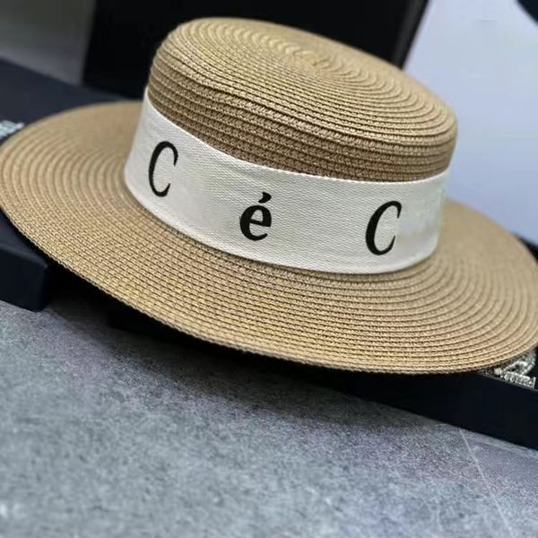 Luxury designer bucket hat for women fashion straw hat letter wide brim men hat street driving travel sunscreen hat Adjustable section fisherman hat sun hat