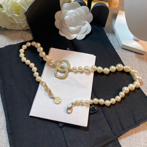 Designer Necklaces Luxury designers Necklace classic Pearl Necklaces Pendant Jewelry bracelact Couples Party Holiday Gift