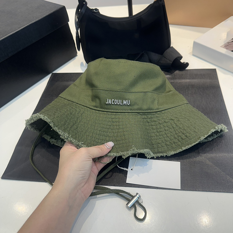 drawstring tie Hat Bucket Hat Wide Brim Hats Designers Women Cotton Unisex embroidered hat Younger Broad Cap Salty Traveling Sun Protection Caps Full Letter
